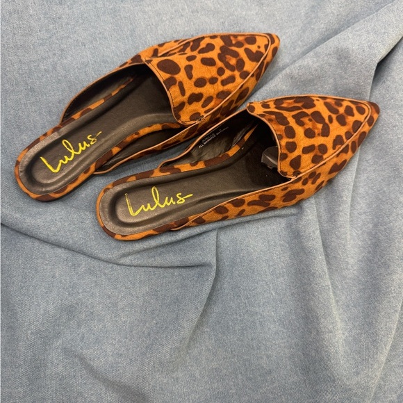 Lulu's Joelle Brown Leopard Print Flats - Picture 3 of 3